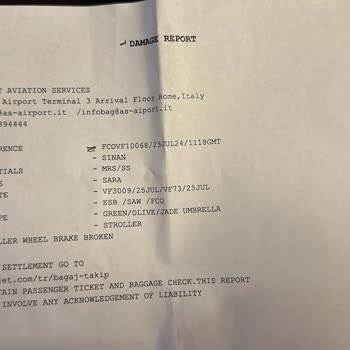 Ajet Havayolları İle Yaşanan Hasarlı Bebek Arabası Şikayeti