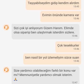 Trendyol Hızlı Market Siparişim Teslim Edilmedi İadem Reddedildi