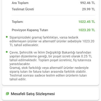 Trendyol Hızlı Market Siparişim Teslim Edilmedi İadem Reddedildi