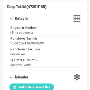 Arçelik Servis Randevusunda Büyük Hayal Kırıklığı
