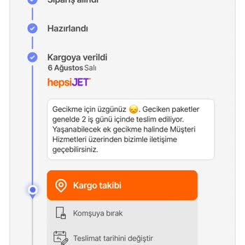Hepsijet Ürünümü Teslim Etmedi