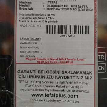 Tefal Markasının Garanti Problemi