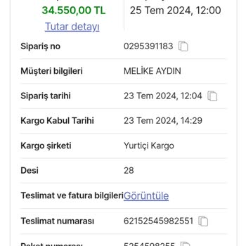 Hepsiburada Yanlış Bilgilendirme Nedeniyle Maddi Kayıp