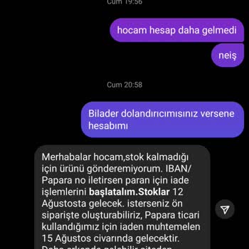 Hesap Sarayı Yanıltıcı Teslimat Süresi Ve İletişim Sorunları