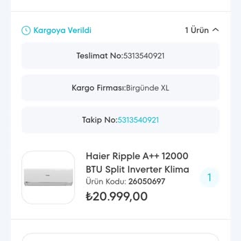 Bir Günde Kargo Kargo Şirketine Teslim Edilmiş Ama Bana Teslim Edilmedi