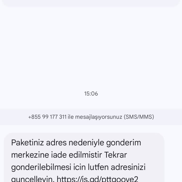 Şüpheli Mesaj