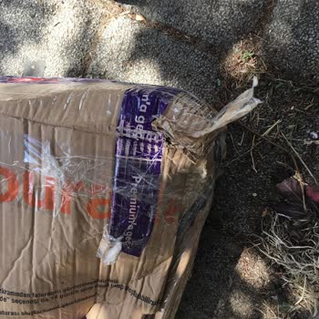 Teknofish Hasarlı Koli Gönderdi.