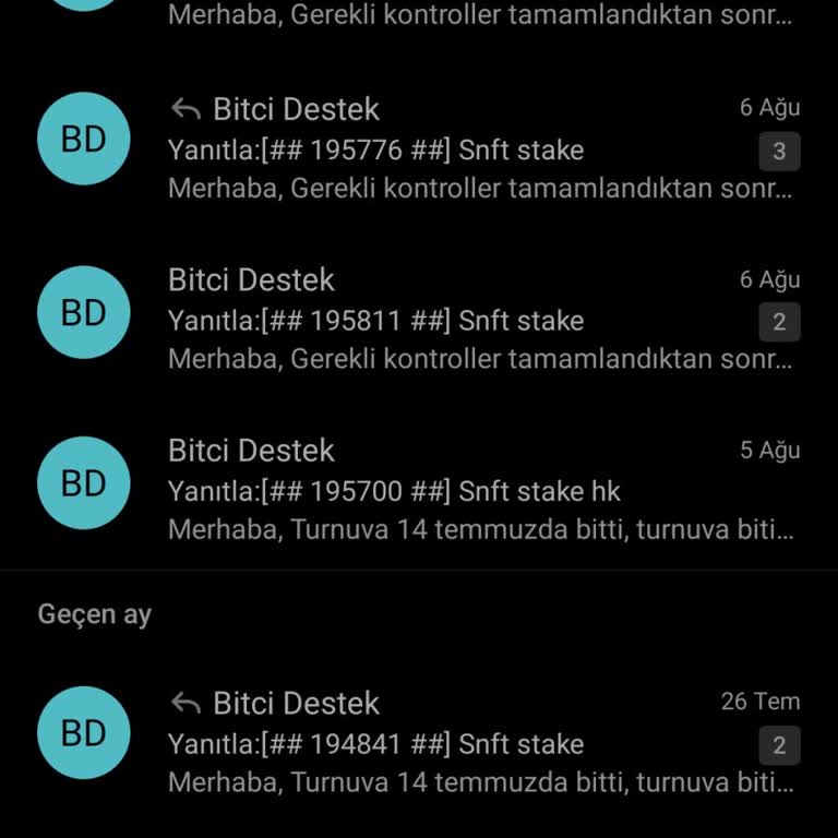 Bitci Destek Yardımcı Olmuyor, Cevap Vermiyor
