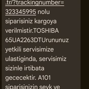 Vestel A101'den Aldığım Toshiba TV Model Karışıklığı