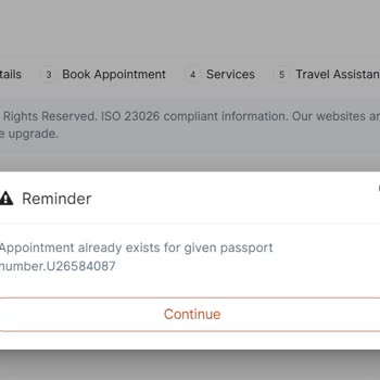VFS Global Belçika Randevu Aşamasında Hata