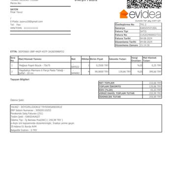 Evidea Eksik Ürün Var