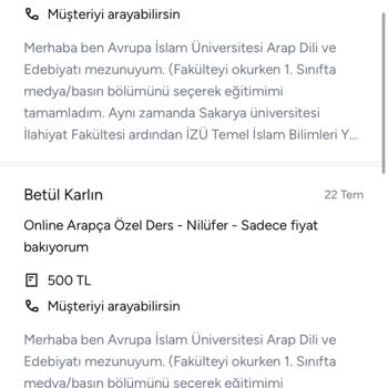 Armut Boşa Giden Teklif Ücretlerinin İade Talebini İstiyorum