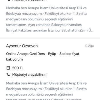 Armut Boşa Giden Teklif Ücretlerinin İade Talebini İstiyorum