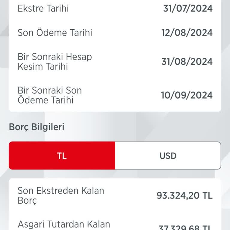 Ziraat Bankası Kart Borcu Yapılandırma