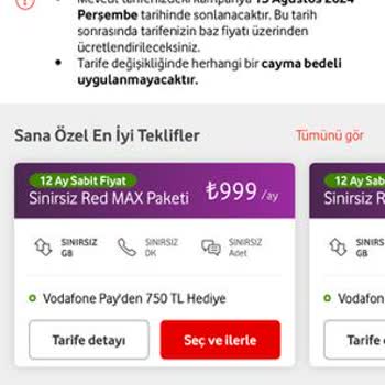 Vodafone'un Yüksek Zamları ve Yetersiz Müşteri Hizmeti