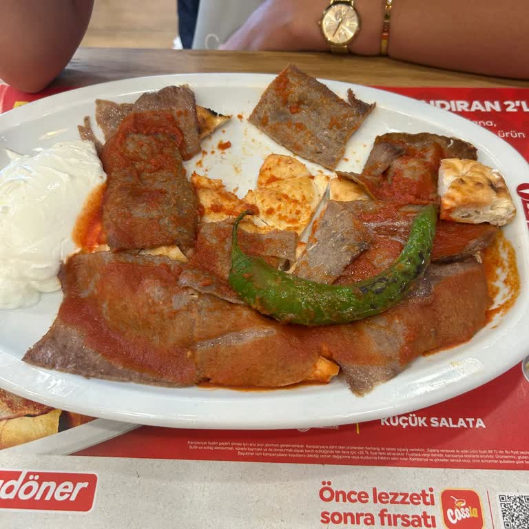 Baydöner Porsiyonun 1.5 Denip 1 Gelme Problemi