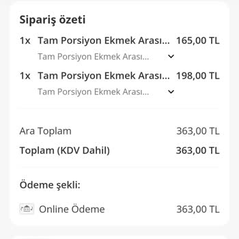Yemeksepeti Yanlış Sipariş Ve İade Sorunu