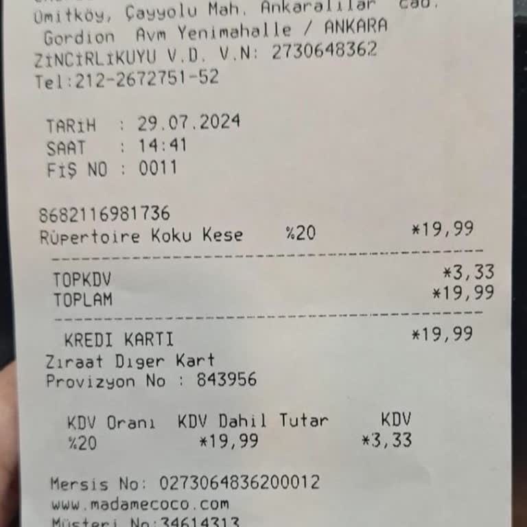 Madame Coco'dan Alışverişte Kod Sorunu Ve İlgisizlik