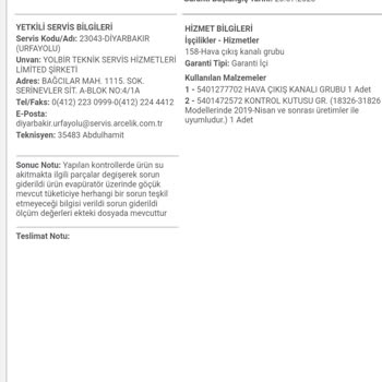 Arçelik Klima ile Sürekli Sorun Yaşıyorum