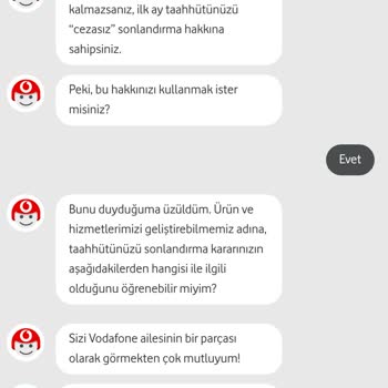 Vodafone'da Yanıltıcı Cayma Bedeli ve Tobi'nin Hatalı Bilgilendirmesi