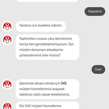 Vodafone'da Yanıltıcı Cayma Bedeli ve Tobi'nin Hatalı Bilgilendirmesi