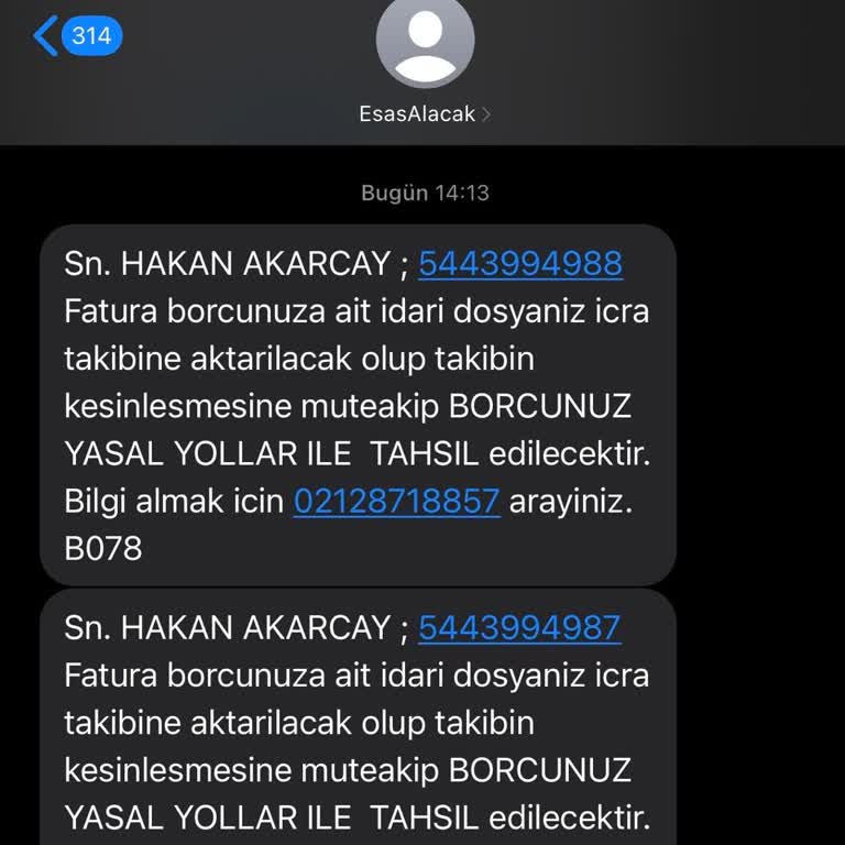 Haksız İcra Takibi ve Yanlış Borç Bildirimi