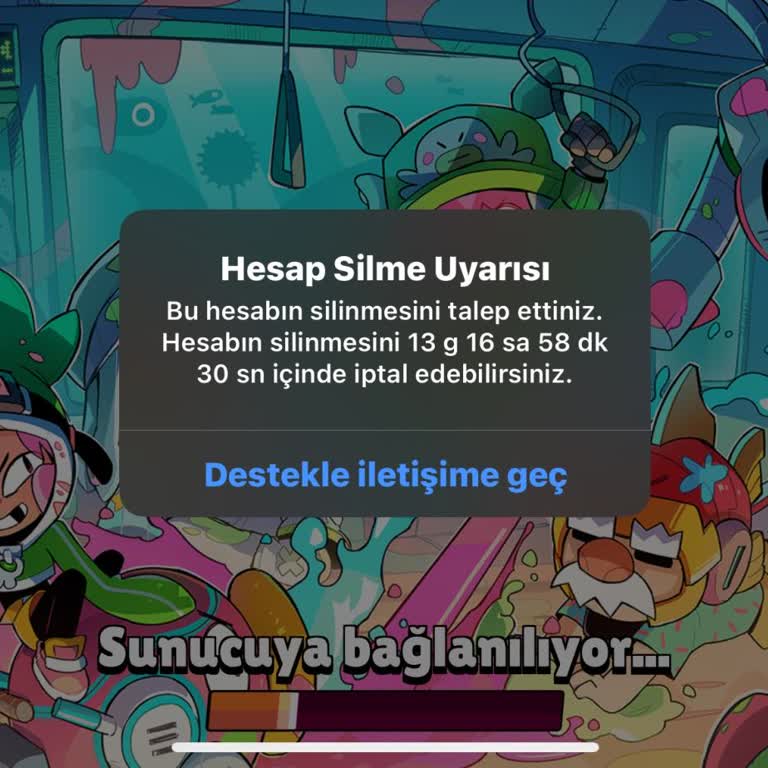 Brawl Stars'ta Hesap Silme İşlemi Yapıldığı İçin Giriş Yapamıyorum.
