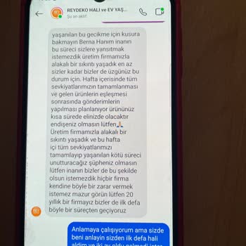 Reydeko Halı Halılarımızı 4 Aydır Göndermiyor
