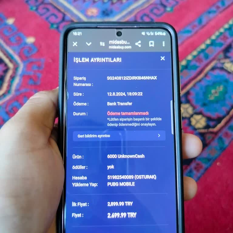 Parayı Aldı Uc Gelmedi Midasbuy