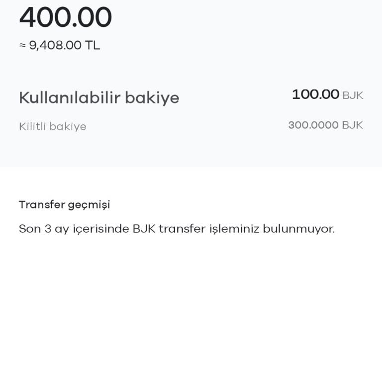 Paribu BJK Token Çekememe