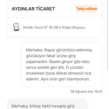 Hepsiburada Firması Paramı Vermiyor. Beni Bilgilendirmiyor.