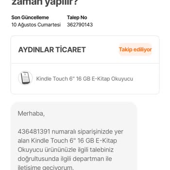 Hepsiburada Firması Paramı Vermiyor. Beni Bilgilendirmiyor.