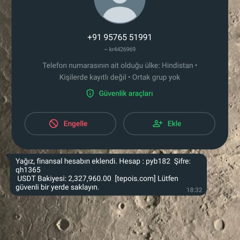 WhatsApp Hesap Bilgi Paylaşımı