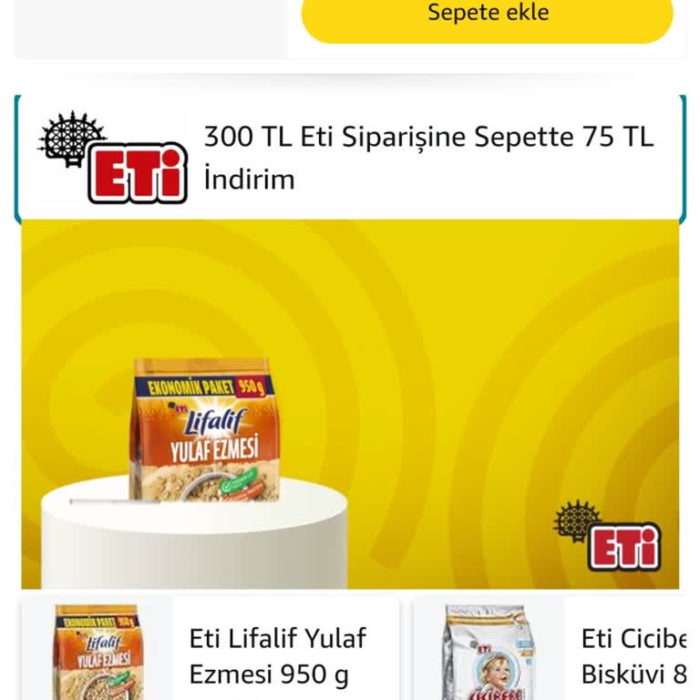 Amazon Kampanyası Sepete Uygulanmıyor