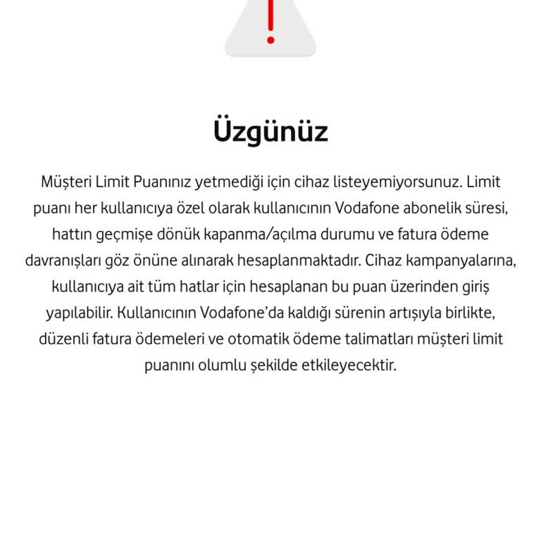 Vodafone'un Sürekli Borç Mesajları Ve Mağduriyet