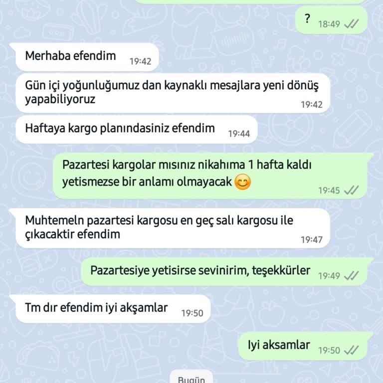 Fatoşlugül Sanat Atölyesi Siparişim Sürekli Ertelendi Nikahıma Yetişmedi