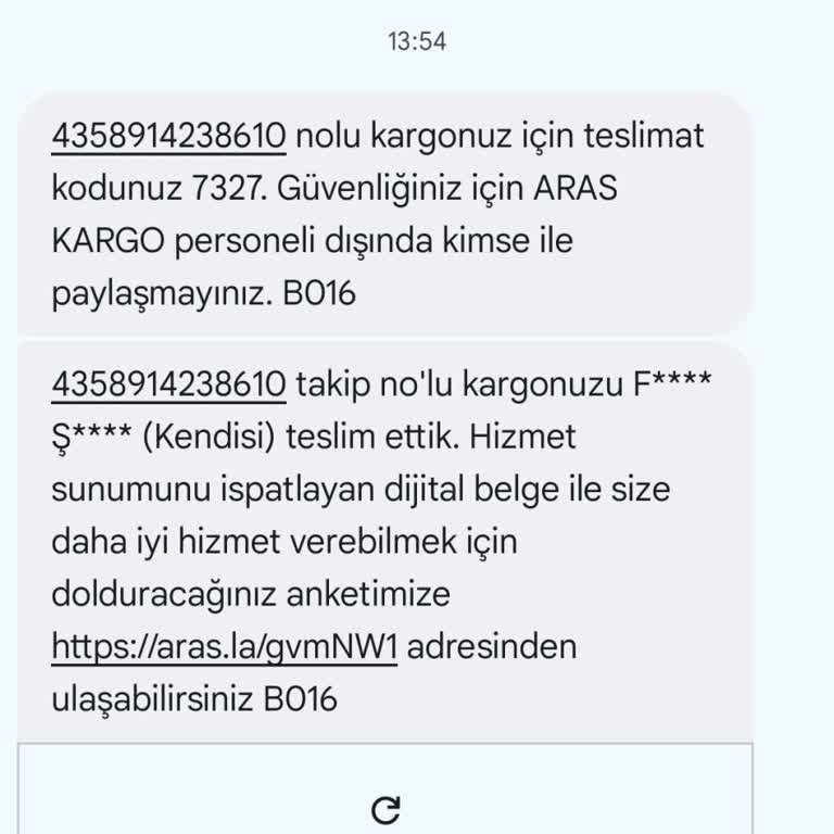 Aras Kargo Kargomu Başka Adrese Bıraktı. Telefonlar Kapalı.