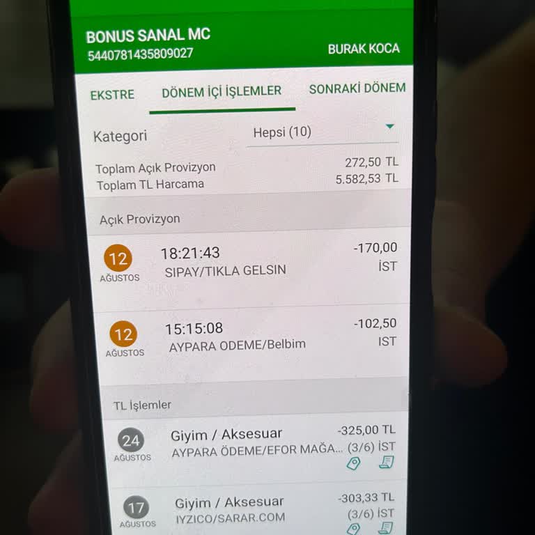 Tıkla Gelsin Siparişte Hata Ve Haberim Olmadan Karttan Para Çekilmesi
