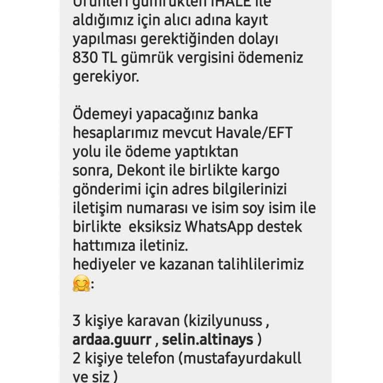 İmpo Karavan Sahte Çekiliş Mesajları Ve Güven Sorunu