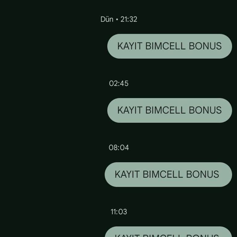 Bimcell Kayıt Bonusu Vermiyor
