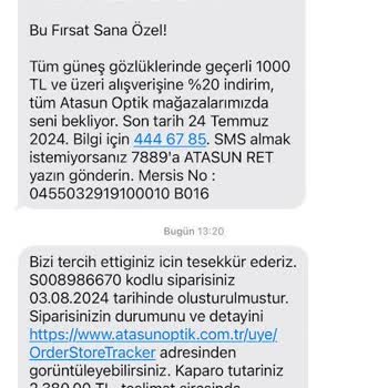 Atasun Vadi İstanbul İki Kez Yanlış Takılan Cam Ve Çalışan Tavırları