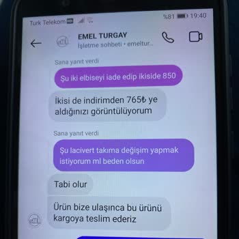 Emel Turgay Alışveriş Sitesi Şikayeti