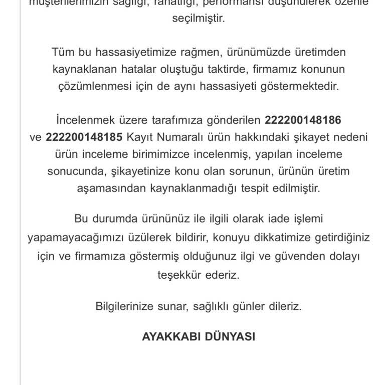 Ayakkabı Dünyası Skechers Ayakkabılarımda Hızlı Deformasyon Ve Garanti Sorunu