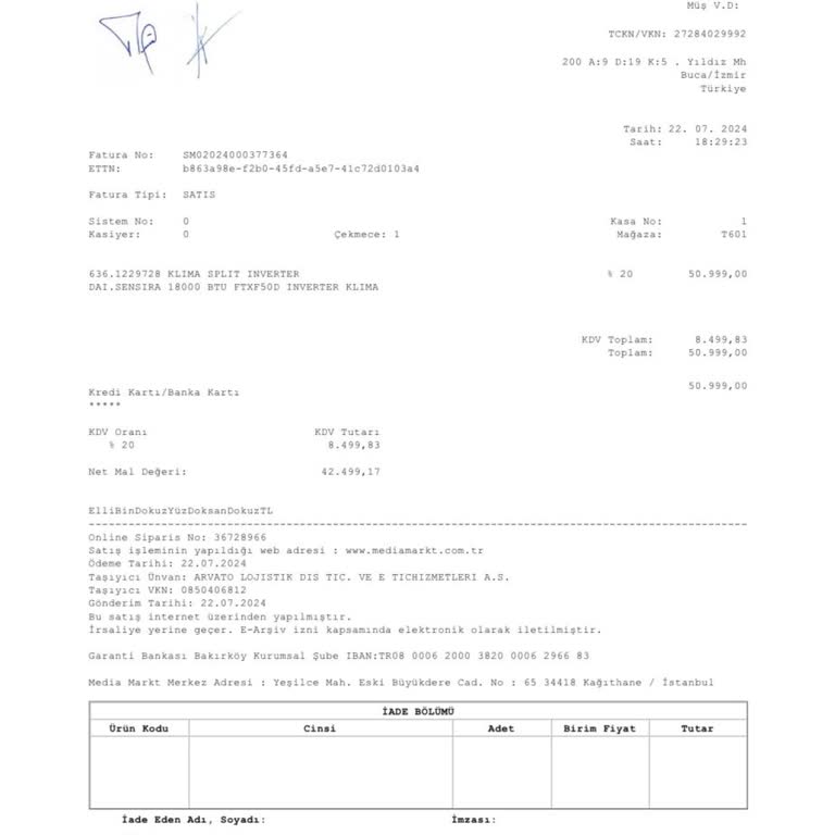 Daikin Klima Montaj Ve Müşteri Hizmetleri Sorunu