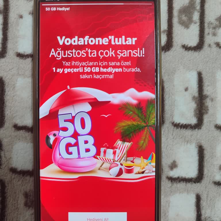 Vodafone 50GB Hediye İnternet Kampanyası Sorunu