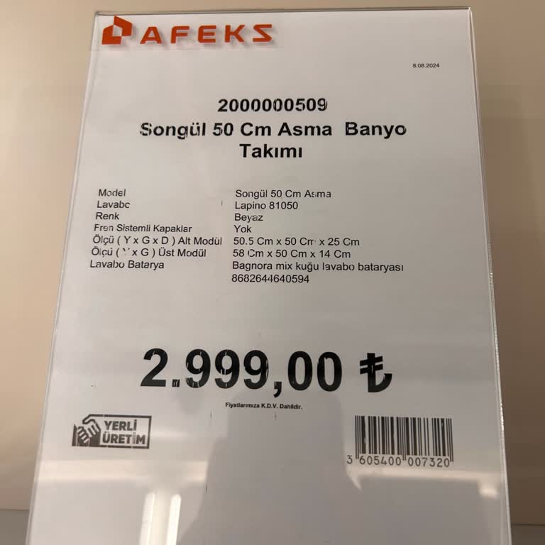 Afeks Yapı Market Etikette Yazan Ürün Teslim Edilmedi Ve Buna Rağmen Ses Yükseltildi.