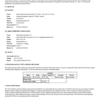Bafra Seyahat Obilet Ve Otobüs Firmaları Arasındaki Kopuk Oluşum