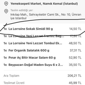 Yemeksepeti Market Yemeksepeti Sürekli Eksin Ürün Gönderiyorum Ve Ücret İadesi Yapmıyor
