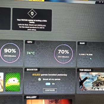 HP Aşırı Isınma İşlemci Ve Ekran Kartı Gücü Düşmesi