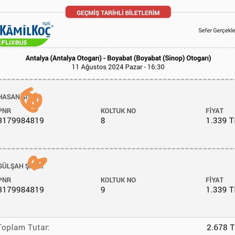 Obilet Ve Kamil Koç Firmasının Umursamazlığı
